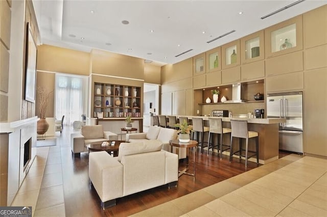 common area with visible vents