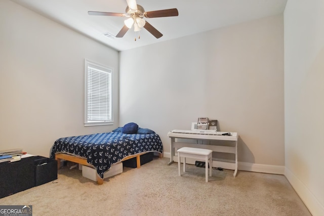 906 Abingdon Cv, Bonaire, GA 31005 - bedroom featuring a ceiling fan and baseboards
