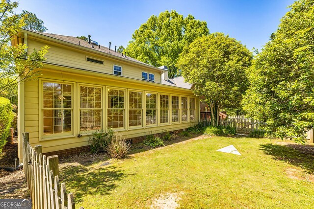 view of rear view of property