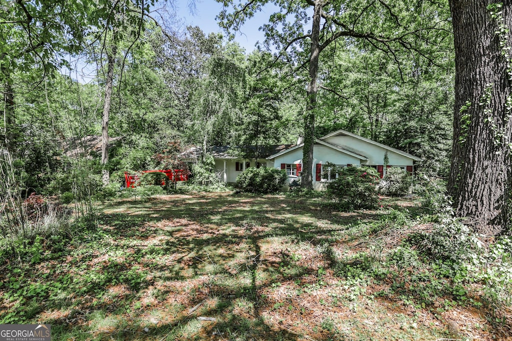 1164 Oldfield Rd, Decatur, GA 30030 - view of yard featuring a view of trees
