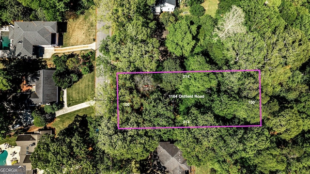 1164 Oldfield Rd, Decatur, GA 30030 - birds eye view of property