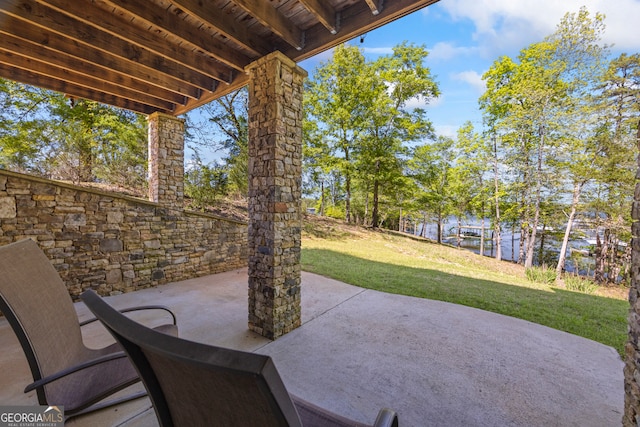 view of patio