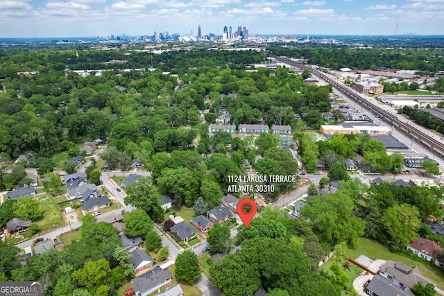 drone / aerial view