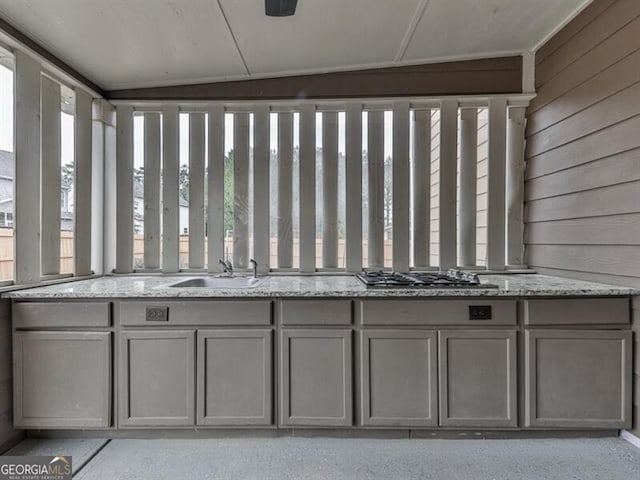 interior space featuring a sink