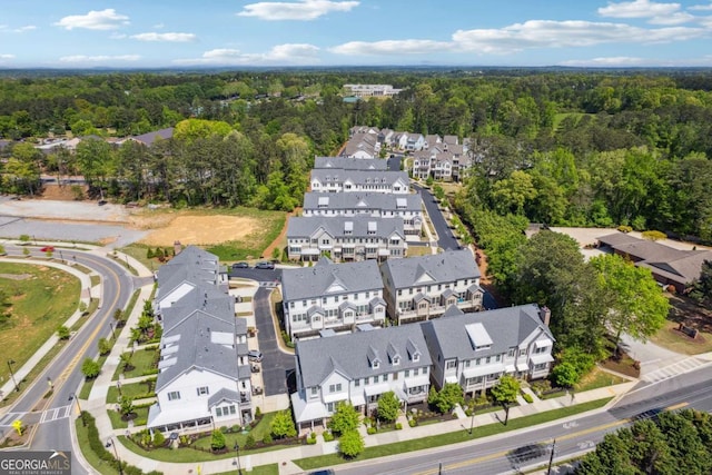 2004 Cortland Rd, Milton, GA 30009 - drone / aerial view with a residential view and a forest view