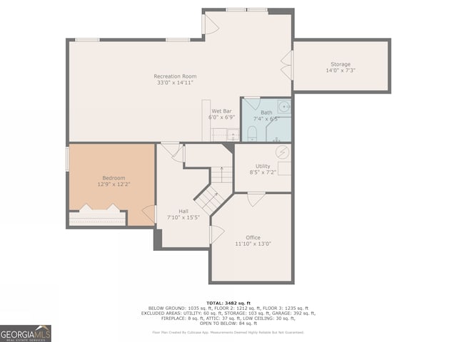 1820 Lyon Ave SW, Atlanta, GA 30331 - view of property floor plan