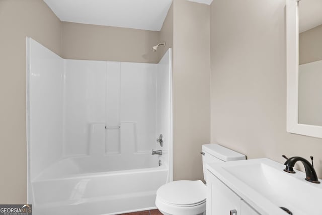 120 Hidden Brook Trl, Newnan, GA 30265 - bathroom featuring vanity and shower / washtub combination