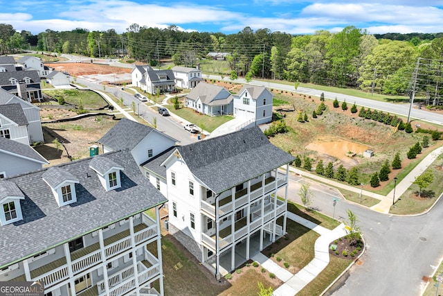 aerial view