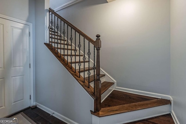 4236 Tacoma Trce, Suwanee, GA 30024 - staircase with baseboards