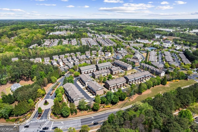 aerial view of property and surrounding area