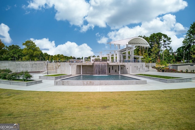 view of pool