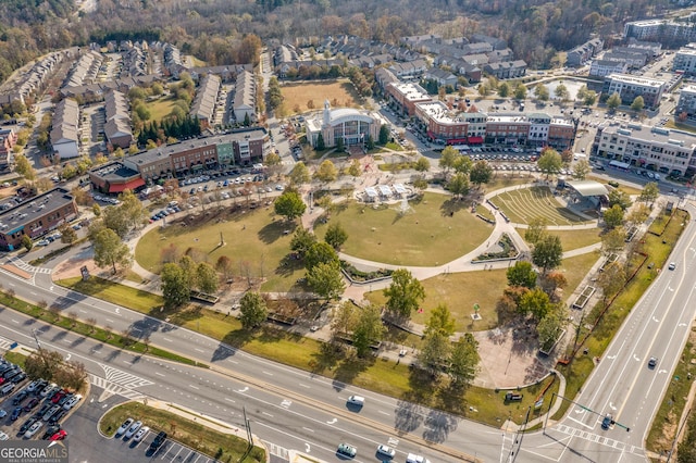 aerial view of property's location