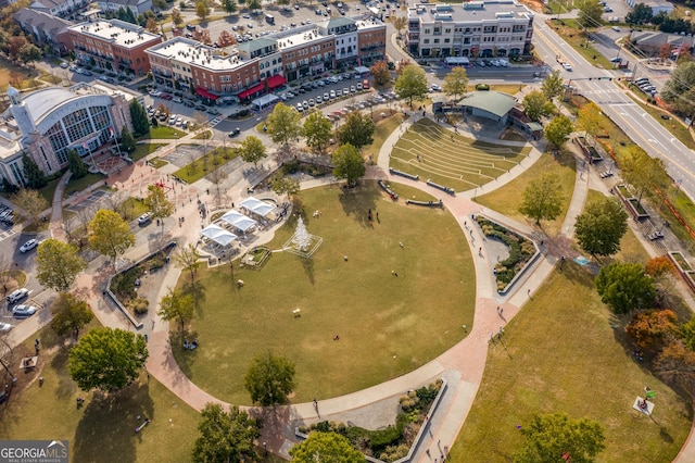 aerial view of property and surrounding area