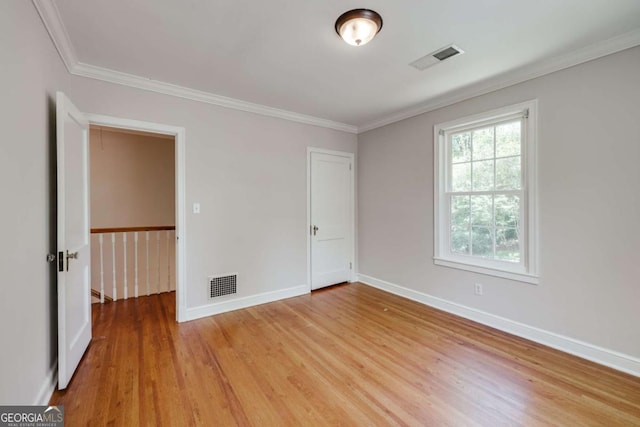 490 Mcwhorter Dr, Athens, GA 30606 - empty room with light wood-style floors and ornamental molding