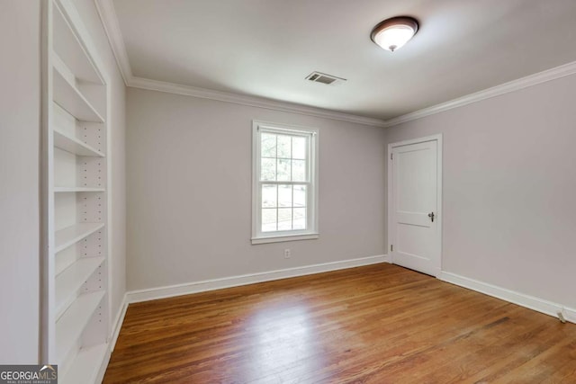 490 Mcwhorter Dr, Athens, GA 30606 - unfurnished room with wood finished floors and crown molding
