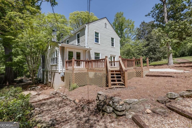 490 Mcwhorter Dr, Athens, GA 30606 - back of property featuring a deck