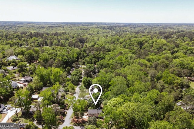 490 Mcwhorter Dr, Athens, GA 30606 - drone / aerial view of a heavily wooded area