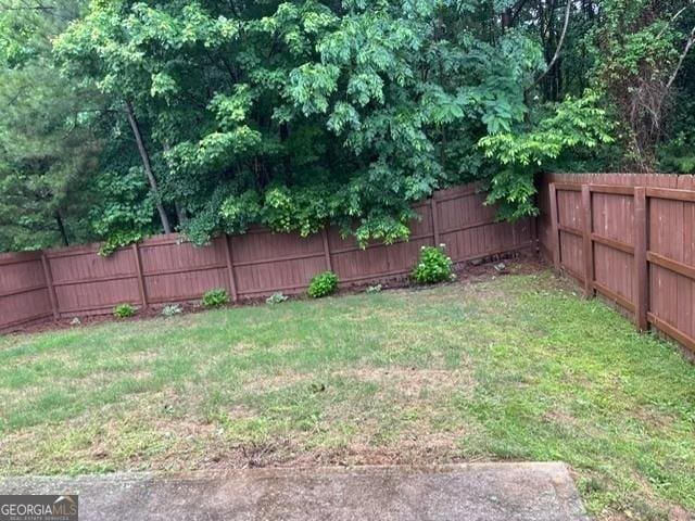 view of yard
