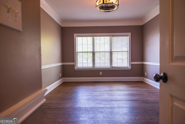 109 Trudie Ln, Macon, GA 31216 - unfurnished room featuring ornamental molding and dark wood finished floors