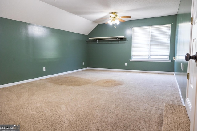 109 Trudie Ln, Macon, GA 31216 - carpeted spare room featuring ceiling fan and lofted ceiling