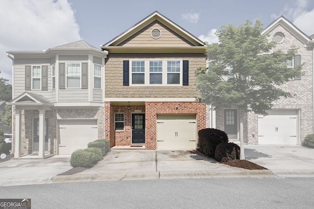 3203 Cyrus Point Ln, Kennesaw, GA 30152 - view of front of home with brick siding, driveway, and an attached garage