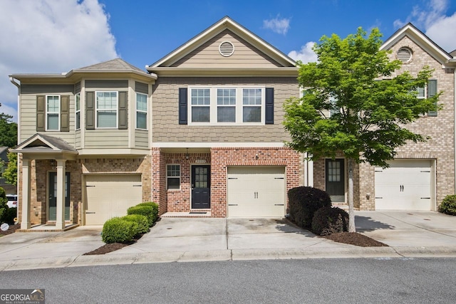 3203 Cyrus Point Ln, Kennesaw, GA 30152 - townhome / multi-family property with brick siding and concrete driveway