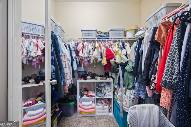 3203 Cyrus Point Ln, Kennesaw, GA 30152 - walk in closet featuring carpet flooring
