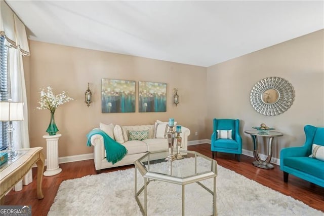 6565 Bentley Ridge Dr, Cumming, GA 30040 - living area featuring wood finished floors and plenty of natural light