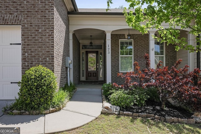 123 Heritage Pointe, Woodstock, GA 30189 - entrance to property featuring brick siding and covered porch