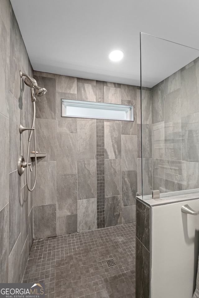 full bath with walk in shower