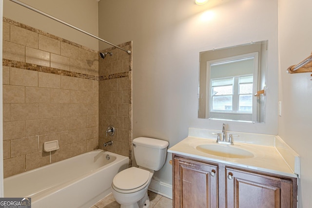 683 Pryor St SW Unit C, Atlanta, GA 30315 - bathroom with tub / shower combination, toilet, and vanity