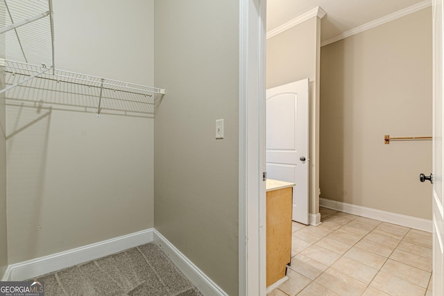 683 Pryor St SW Unit C, Atlanta, GA 30315 - walk in closet featuring light tile patterned floors