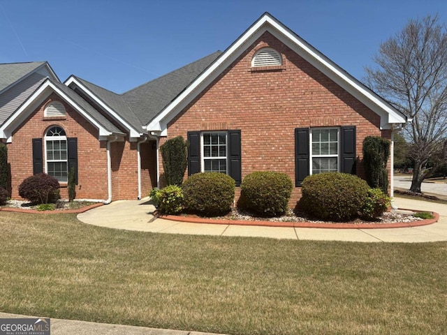 1365 Jubilee Ln, Mcdonough, GA 30253 - ranch-style house featuring a front lawn and brick siding