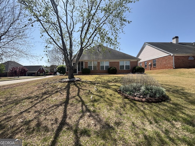 1365 Jubilee Ln, Mcdonough, GA 30253 - single story home featuring brick siding and a front yard