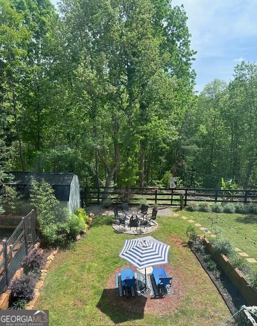 279 S Woods Ct, Jasper, GA 30143 - view of yard with a vegetable garden