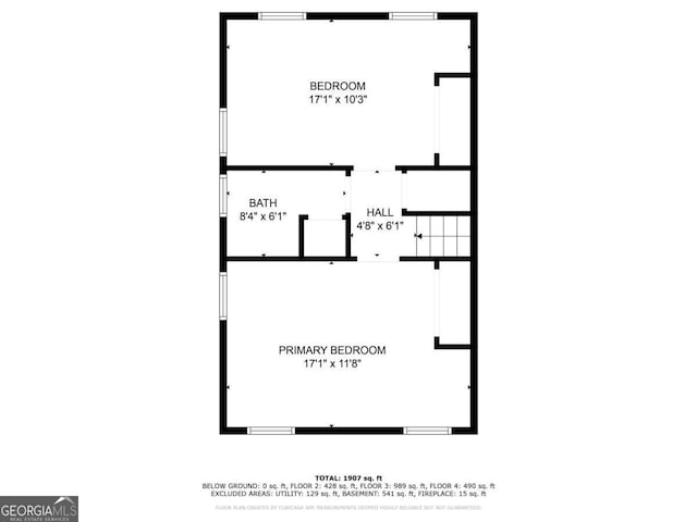 1956 Joseph Ct, Decatur, GA 30032 - floor plan