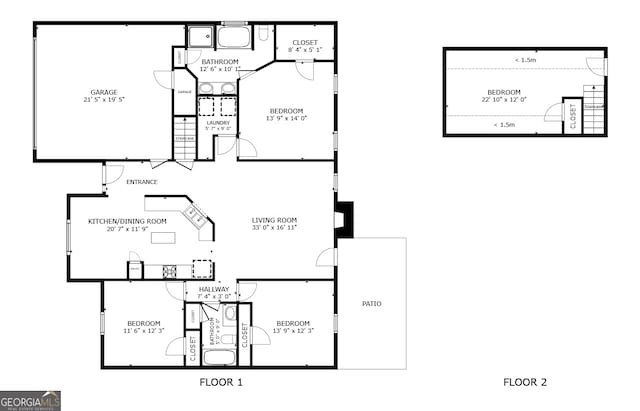 344 River Landing Dr, Monroe, GA 30656 - floor plan / room layout