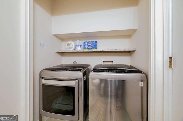 33 Hidden Lake Ct, Savannah, GA 31419 - washroom with independent washer and dryer