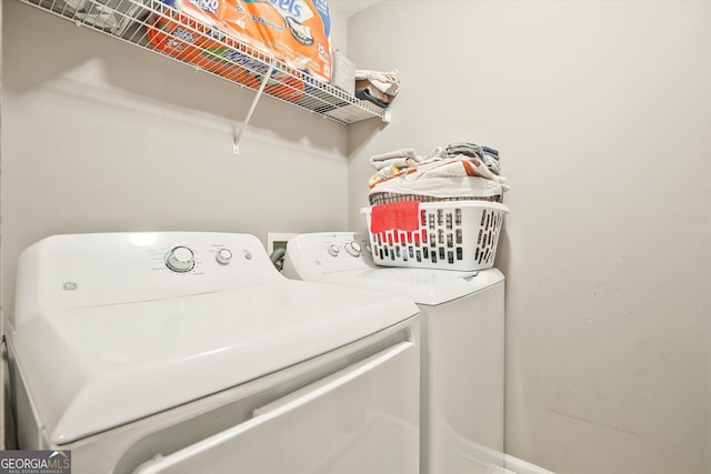 384 Parc River Blvd, Lawrenceville, GA 30046 - laundry room with separate washer and dryer