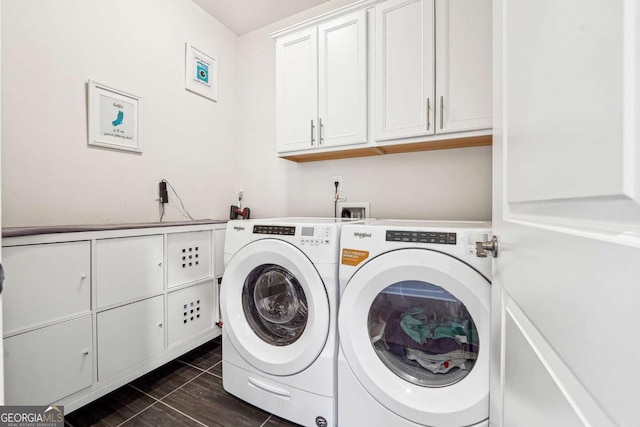 2815 Paddle Point Ln, Cumming, GA 30041 - laundry area with independent washer and dryer and cabinet space