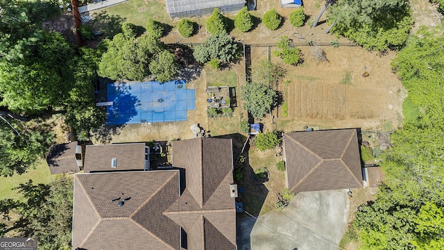 drone / aerial view