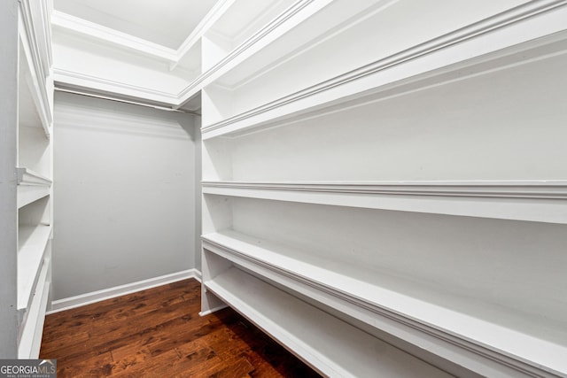 3911 Delfaire Trce, Cumming, GA 30040 - spacious closet with wood finished floors
