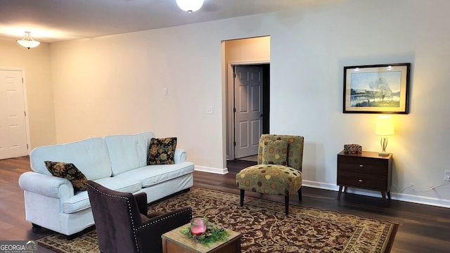 181 Bagley Rd, Eatonton, GA 31024 - living room with baseboards and wood finished floors