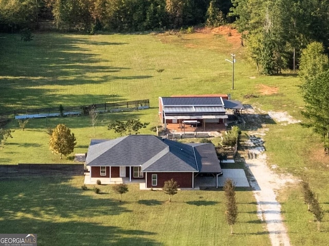 181 Bagley Rd, Eatonton, GA 31024 - birds eye view of property featuring a rural view