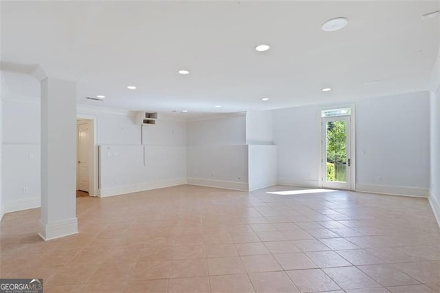 6509 Lily Trl, Fairburn, GA 30213 - empty room featuring recessed lighting and light tile patterned floors