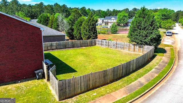 417 Bell Flower Trl, Locust Grove, GA 30248 - view of yard with a fenced backyard