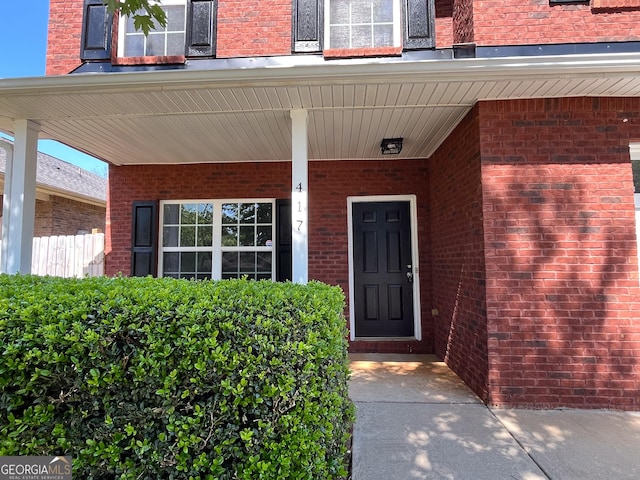 417 Bell Flower Trl, Locust Grove, GA 30248 - view of exterior entry with brick siding
