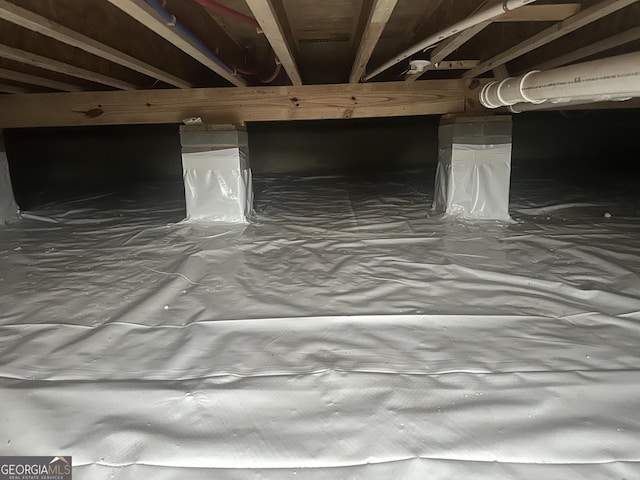 2751 Paoli St, Comer, GA 30629 - view of inside crawl space
