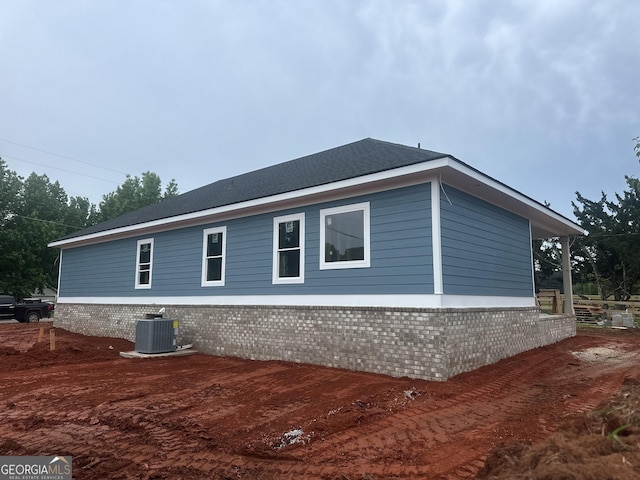 2751 Paoli St, Comer, GA 30629 - view of property exterior with cooling unit and brick siding