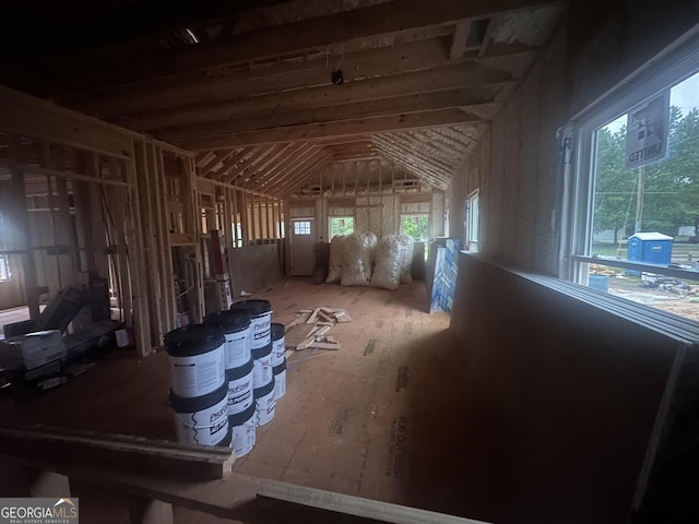 2751 Paoli St, Comer, GA 30629 - misc room with healthy amount of natural light and vaulted ceiling